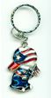 Kid with Puerto Rican Flag Keychain, Puerto Rican Flag